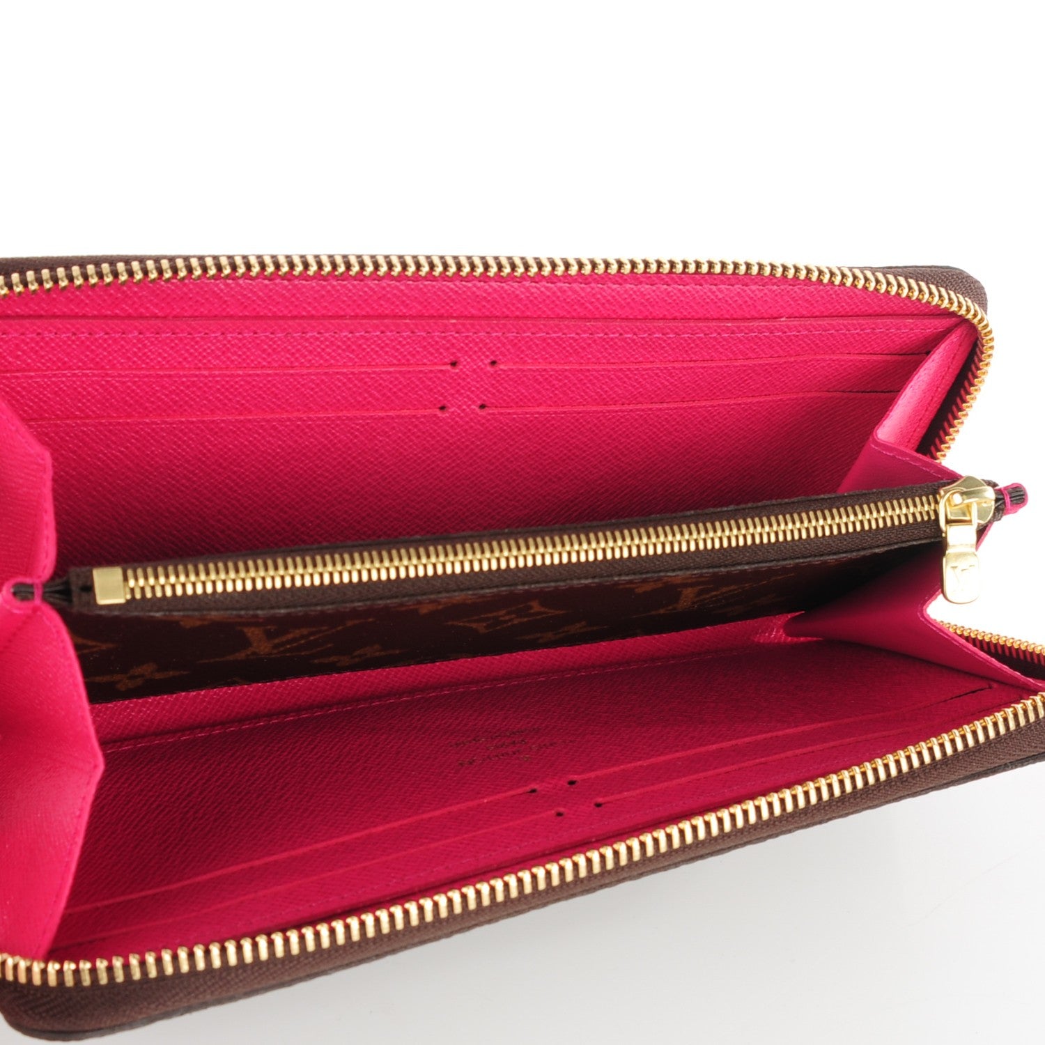Louis Vuitton Monogram Clemence Wallet Fuchsia 5 of 7
