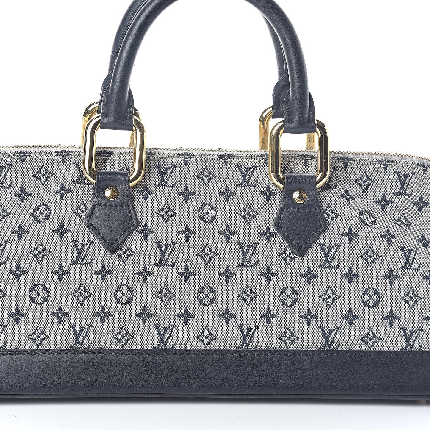 Mini Monogram Alma Long Blue