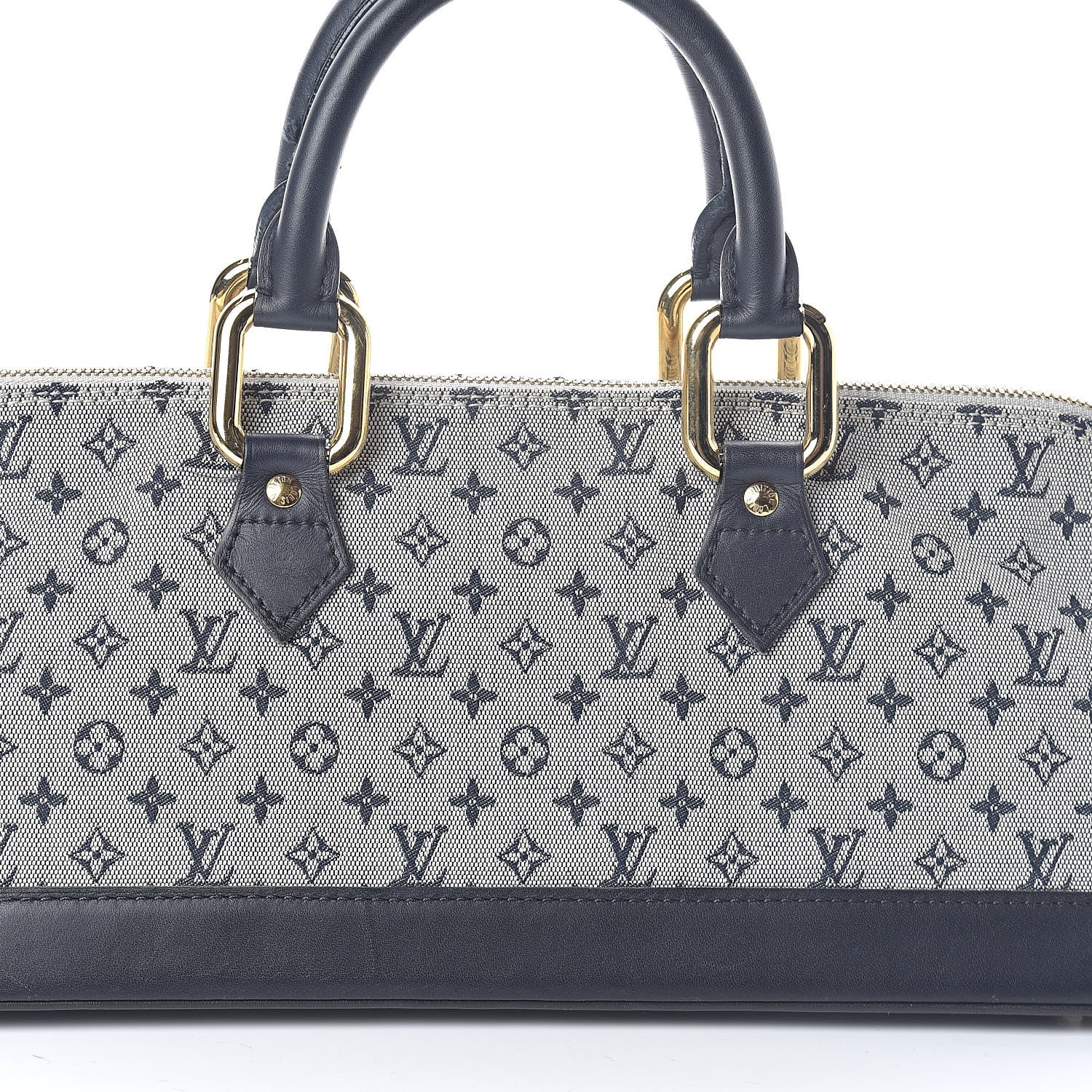 Louis Vuitton Mini Monogram Alma Long Blue 7 of 9