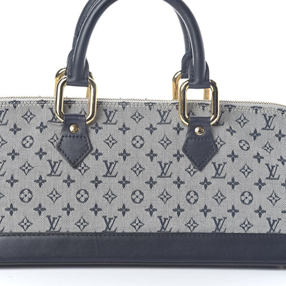 Louis Vuitton Mini Monogram Alma Long Blue 7 of 9