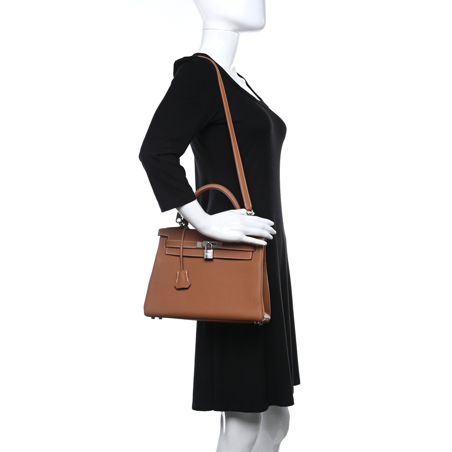 Hermes Togo Kelly Retourne 28 Gold 2 of 11