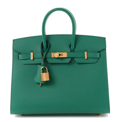 Hermes Epsom Birkin Sellier 25 Vert Jade Vert Jade 1 of 10