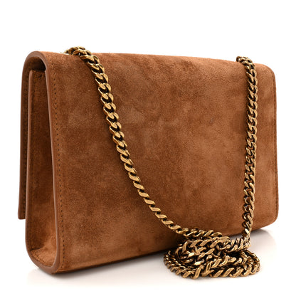 Saint Laurent Suede Small Monogram Kate Satchel Macaron 3 of 15