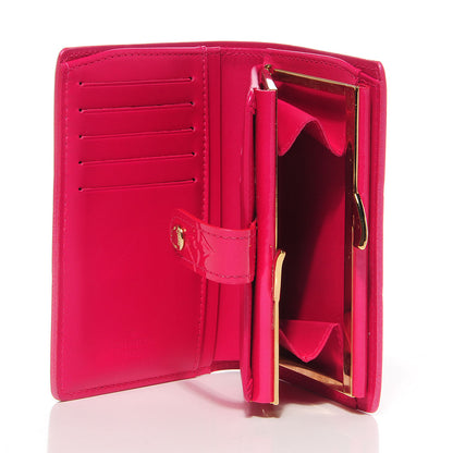 Louis Vuitton Vernis French Purse Wallet Rose Pop 6 of 7