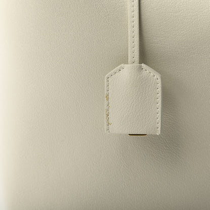 Saint Laurent Calfskin Medium Shopping Tote Porcellana 10 of 13