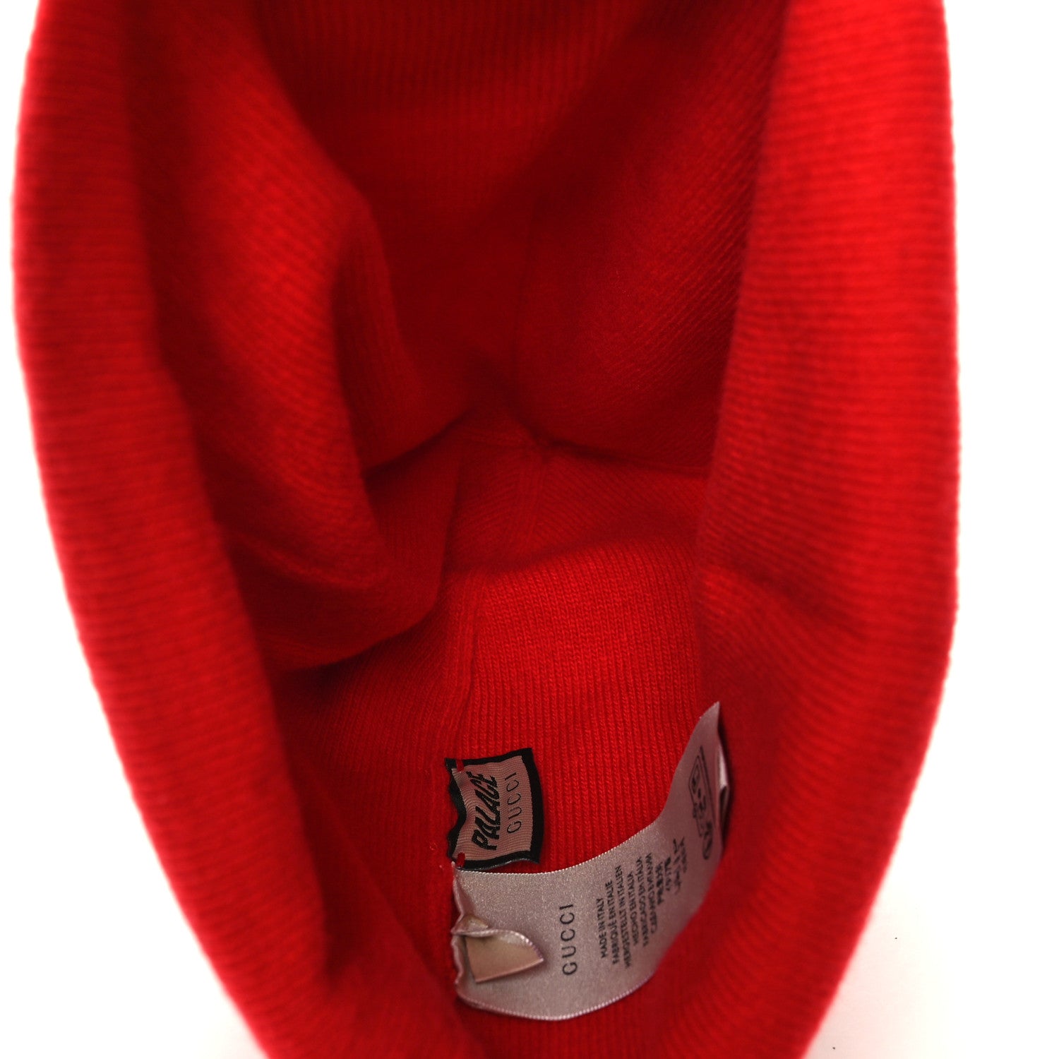 Gucci X PALACE Knit Interlocking G Strawbeanie Hat M Red 3 of 4