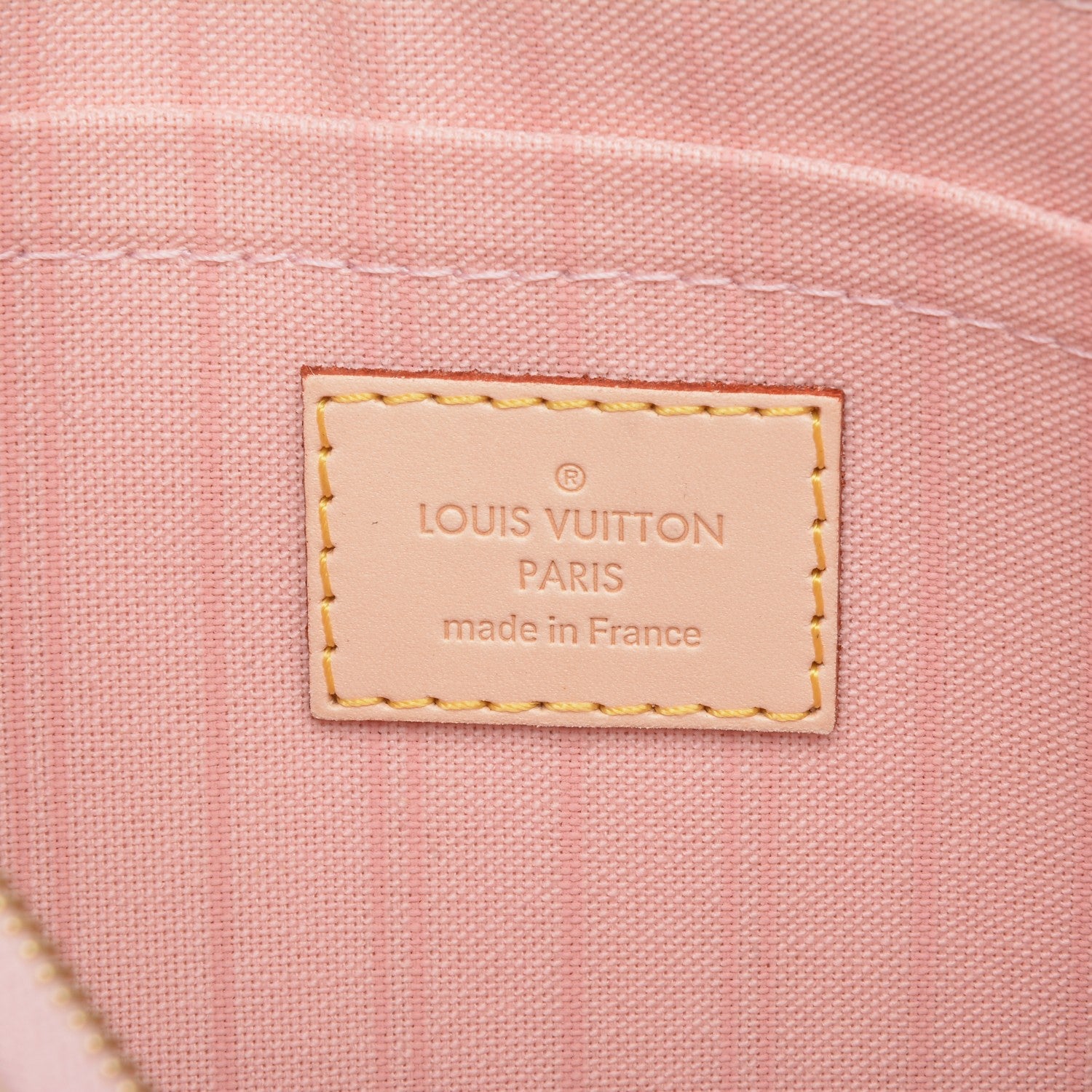 Louis Vuitton Damier Azur Neverfull MM GM Pochette Rose Ballerine 5 of 6