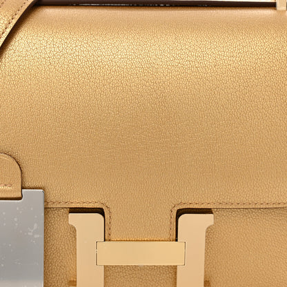 Hermes Metallic Chevre Chamkilight Constance 18 Dore 6 of 10