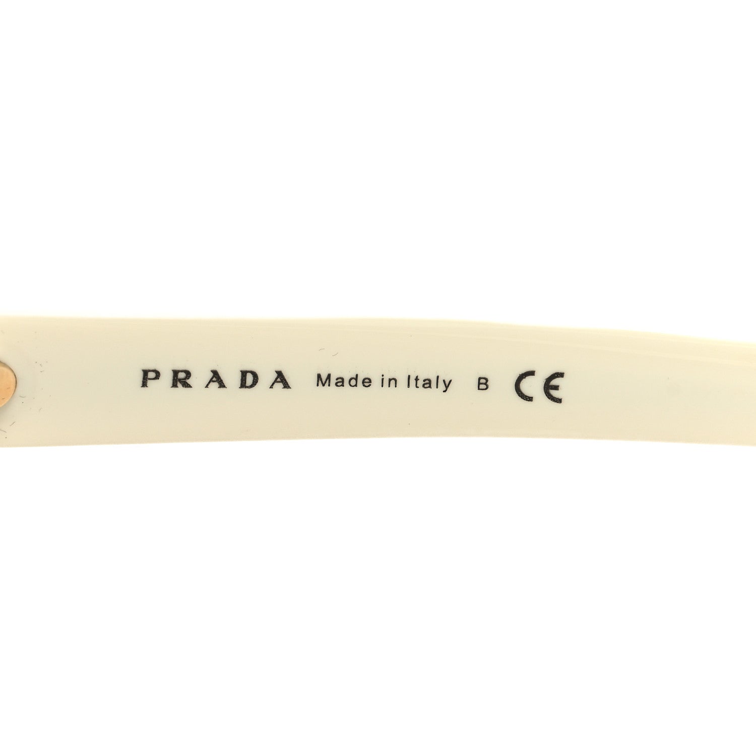 Prada Acetate Geometric Sunglasses SPR 08X White 5 of 6