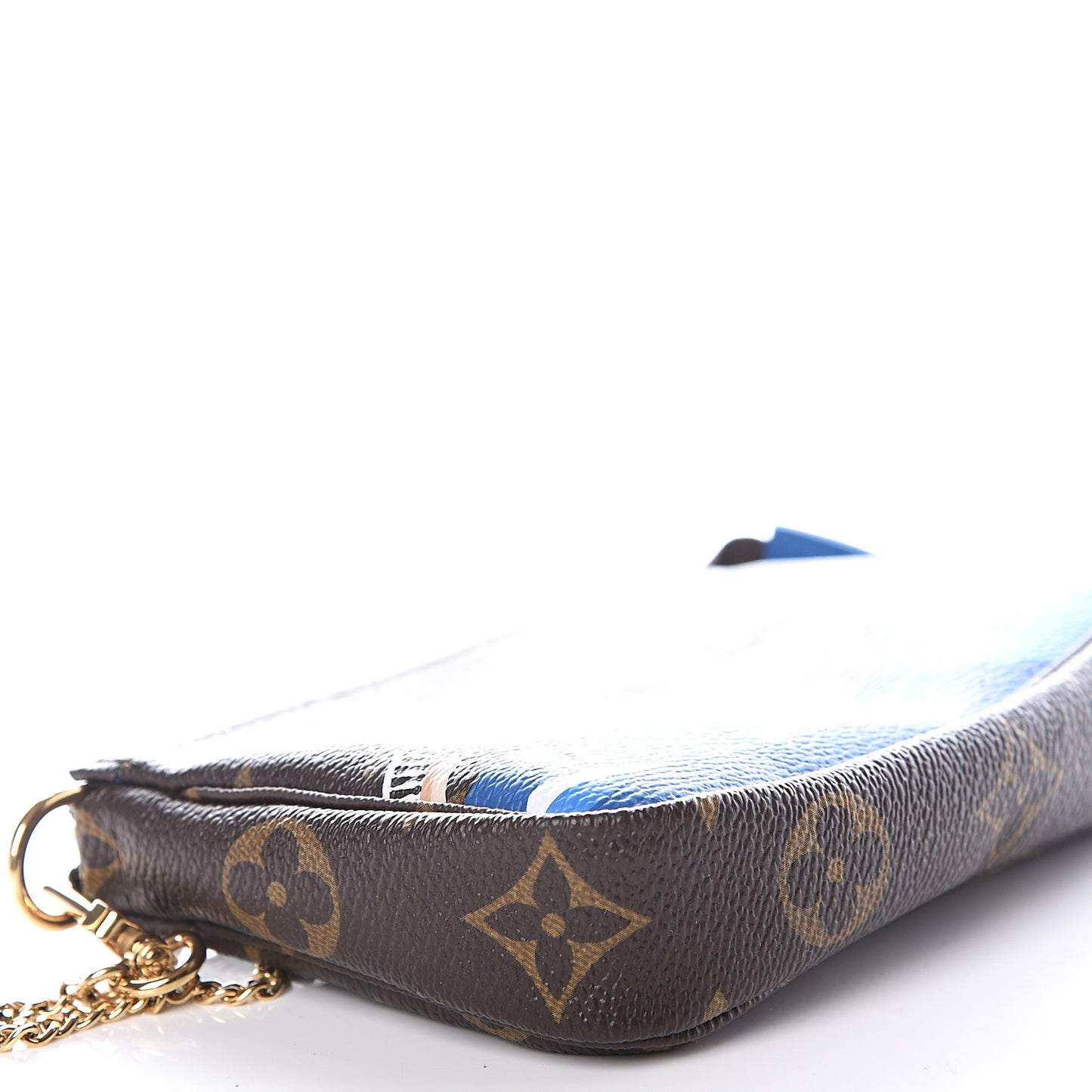 Monogram 2019 Christmas Animation Mini Venice Pochette Accessories Blue