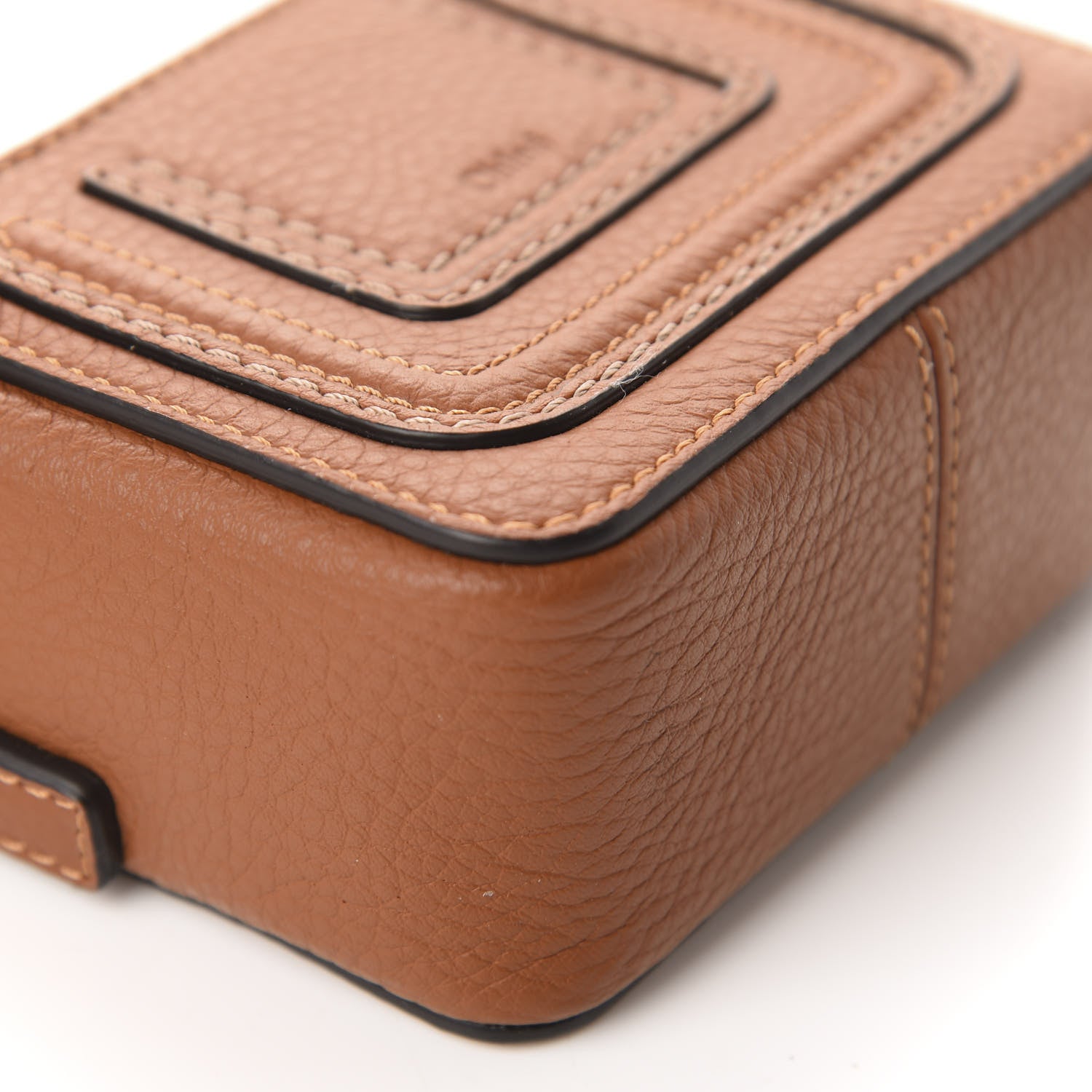 Chloe Calfskin Mini Marcie Crossbody Bag Tan 6 of 11