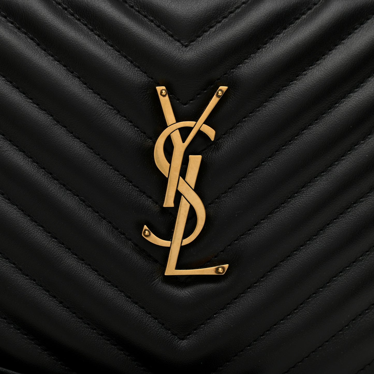 Calfskin Matelasse Monogram Lou Camera Bag Black