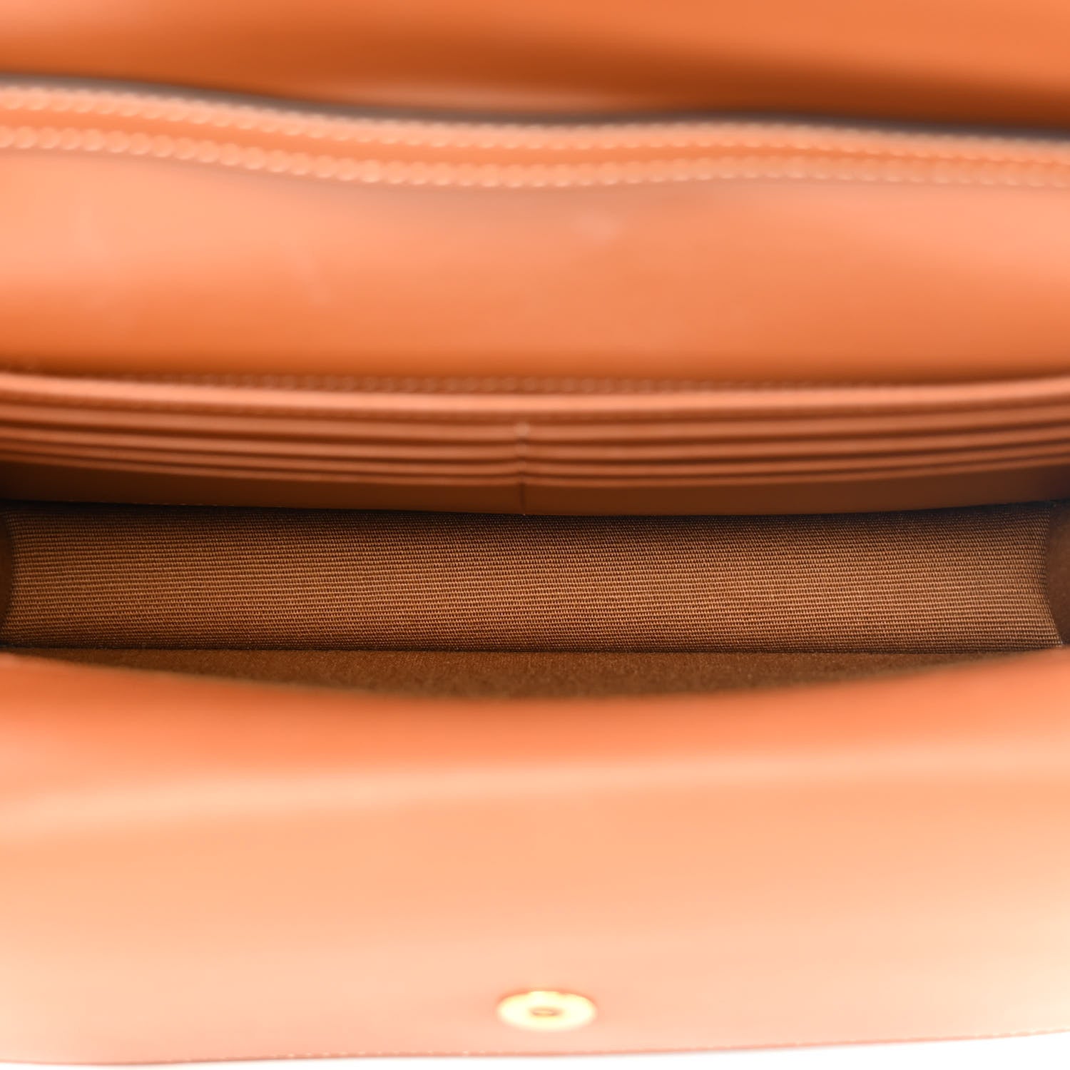 Celine Triomphe Canvas Lambskin Wallet On Strap Tan 5 of 11