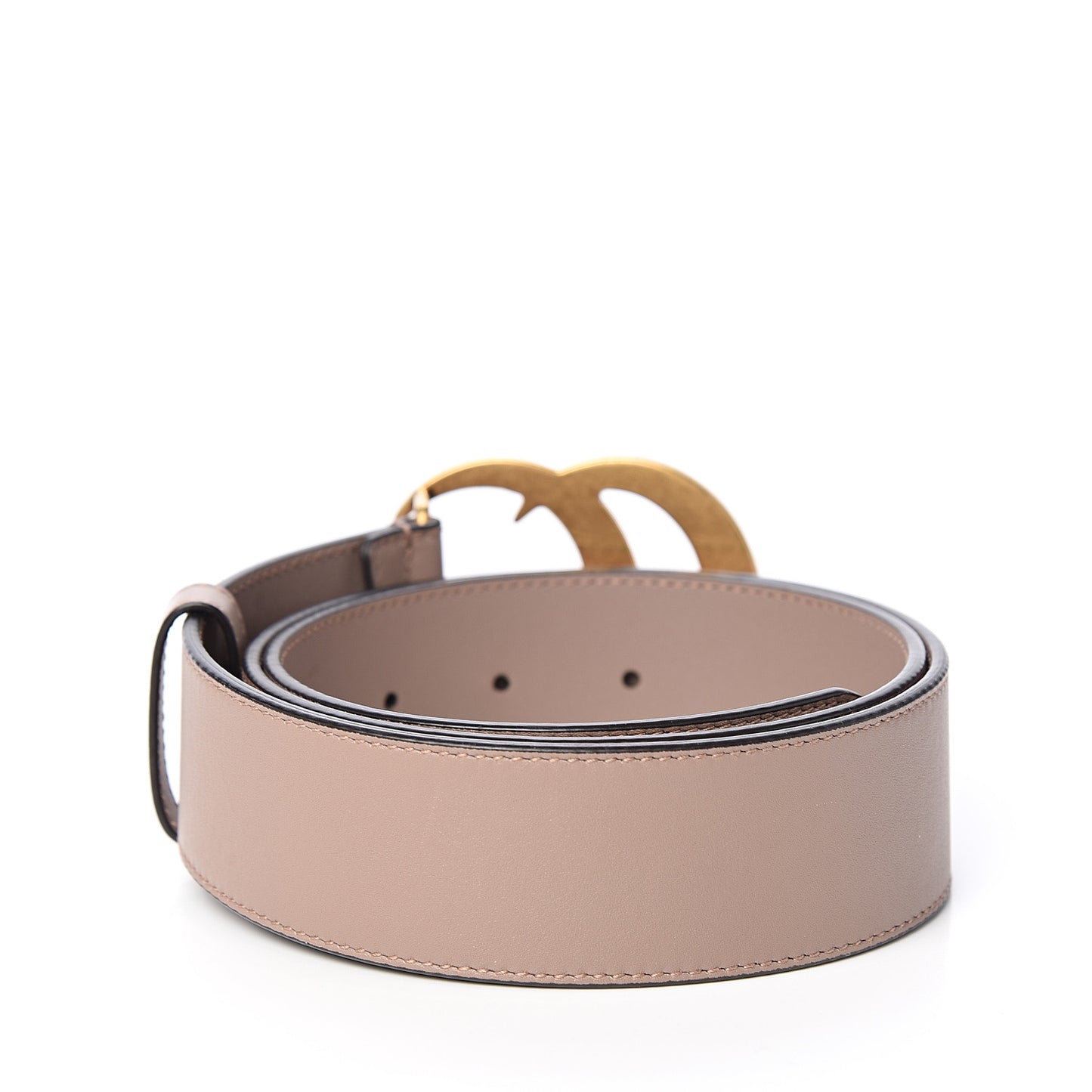 Calfskin Double G 40mm Belt 85 34 Porcelain Rose