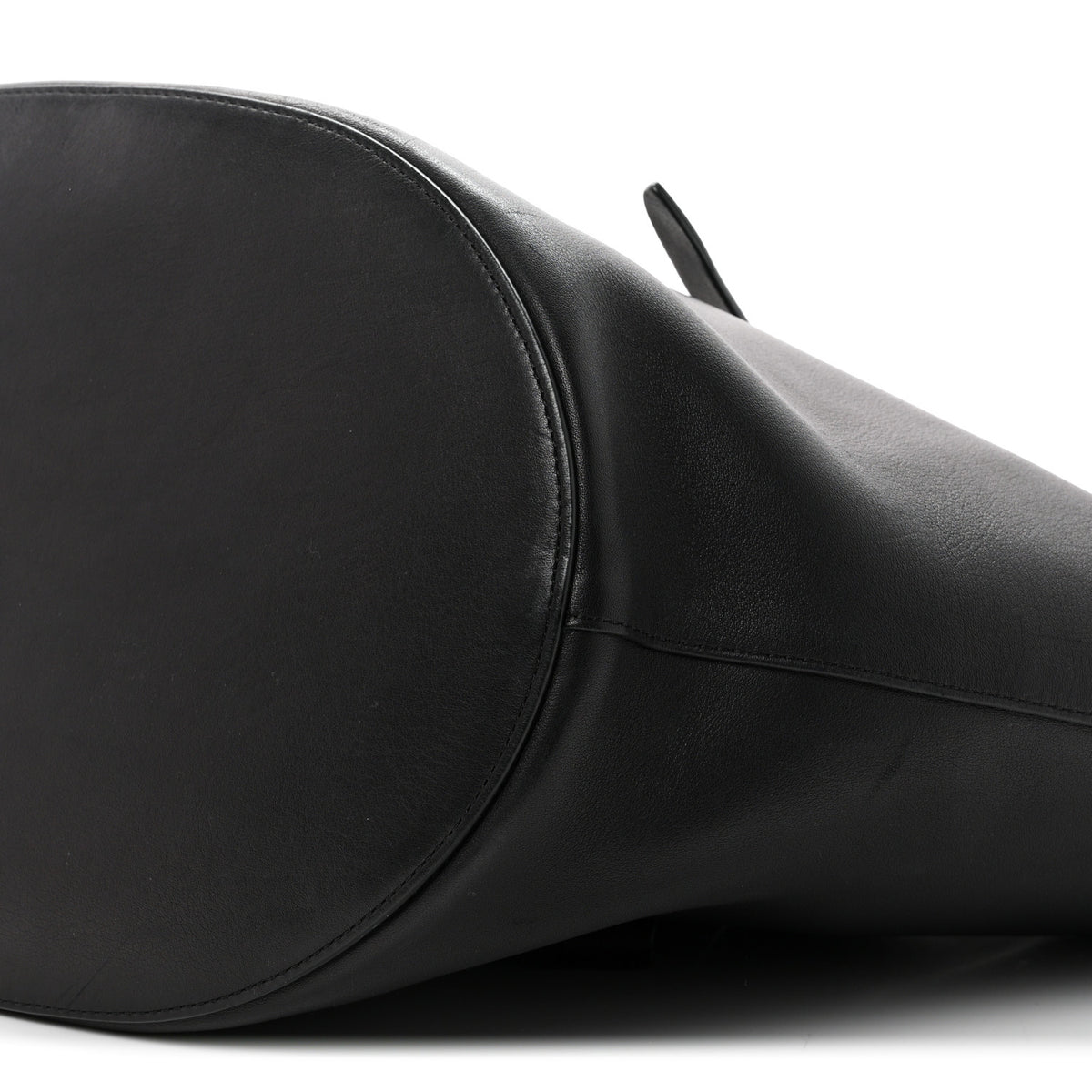 Saddle Calfskin EW Jasper Tote  Black