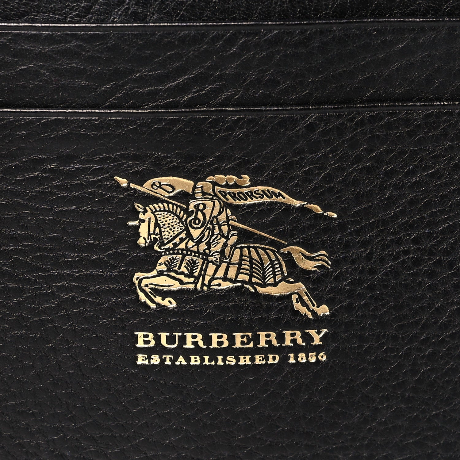 Burberry Calfskin Mega Check Continental Wallet Black 7 of 10