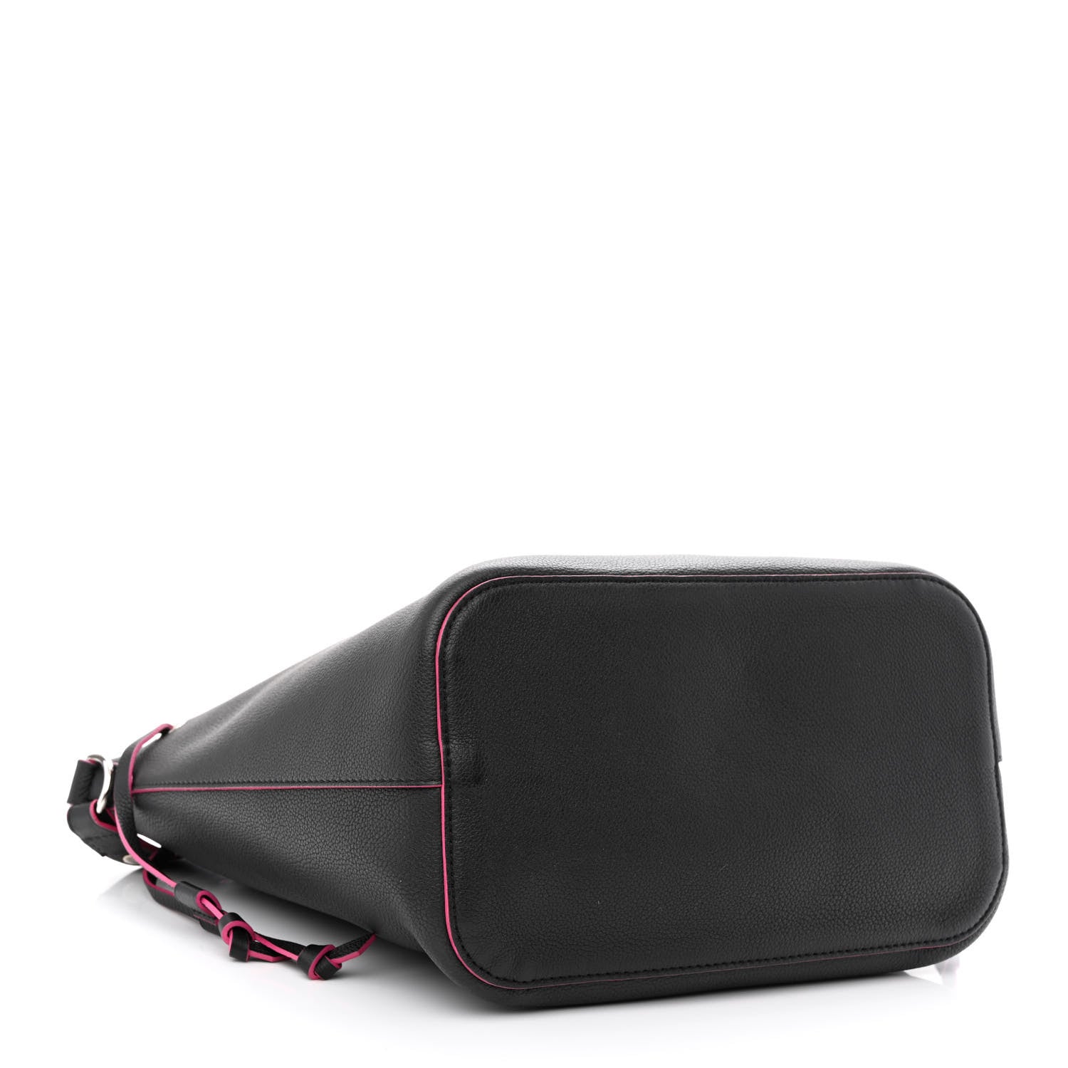 Louis Vuitton Calfskin Lockme Bucket Black 4 of 11