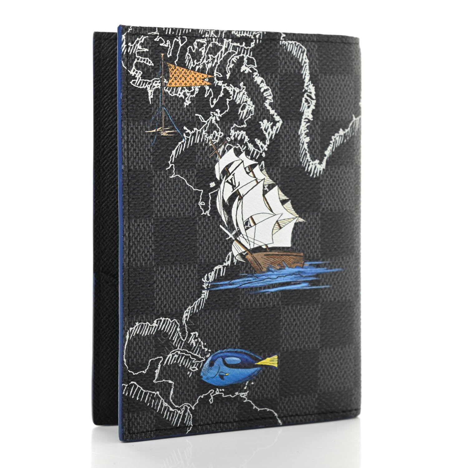 Louis Vuitton Damier Graphite Map Passport Cover 3 of 7