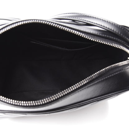 Saint Laurent Calfskin Matelasse Monogram Lou Camera Bag Black 4 of 9