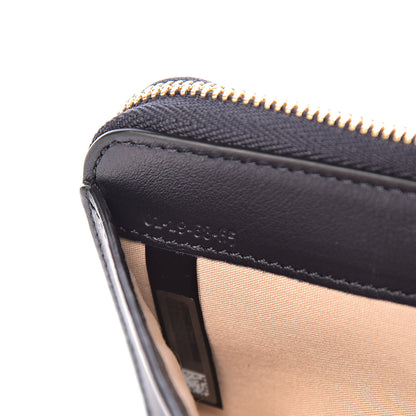 Chloe Calfskin Logo Vick Zip Card Case Full Blue 6 of 8