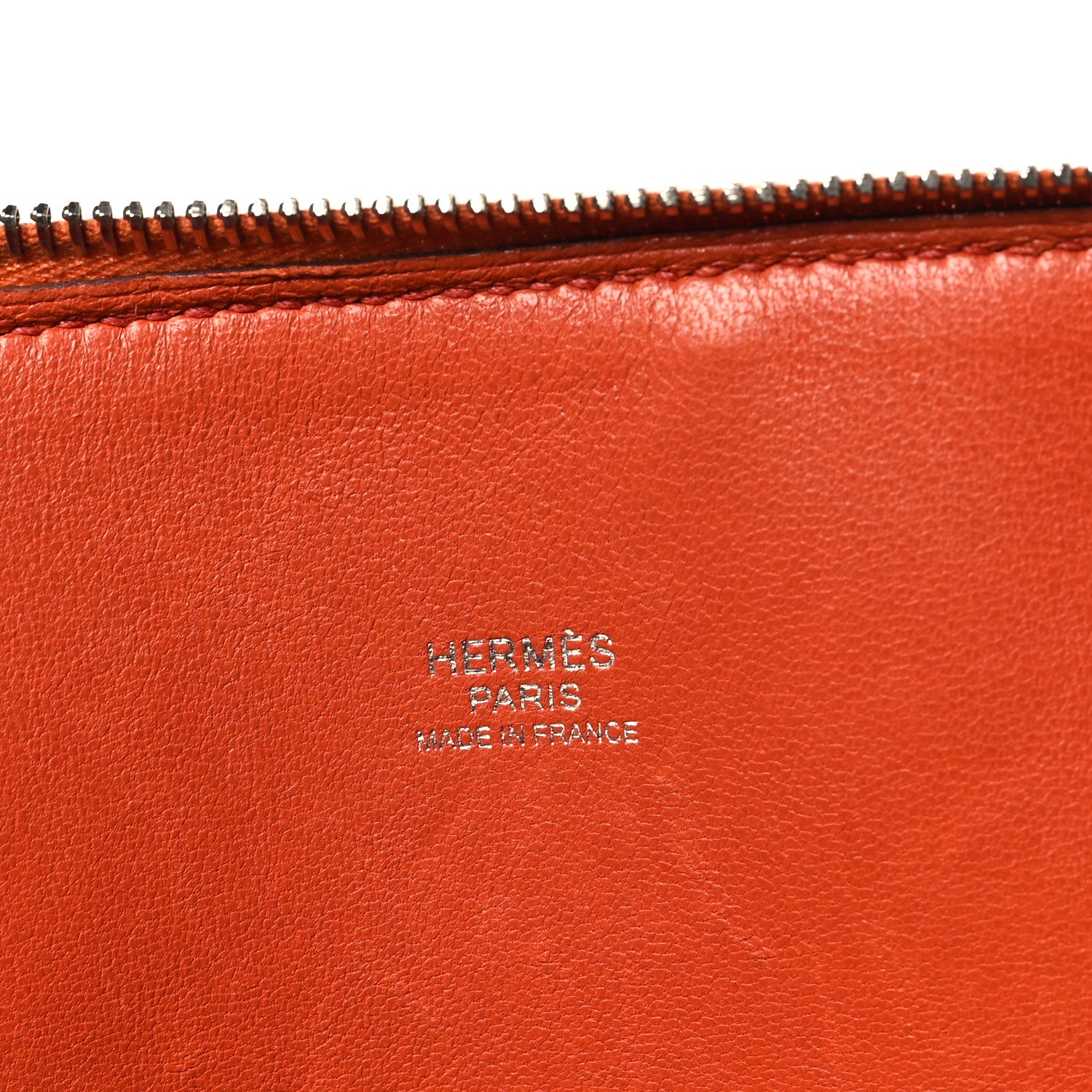 Hermes Taurillon Clemence Bolide 31 Orange Poppy 6 of 10