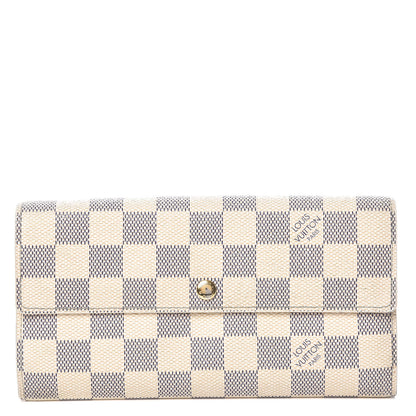 Louis Vuitton Damier Azur Sarah Wallet 1 of 16