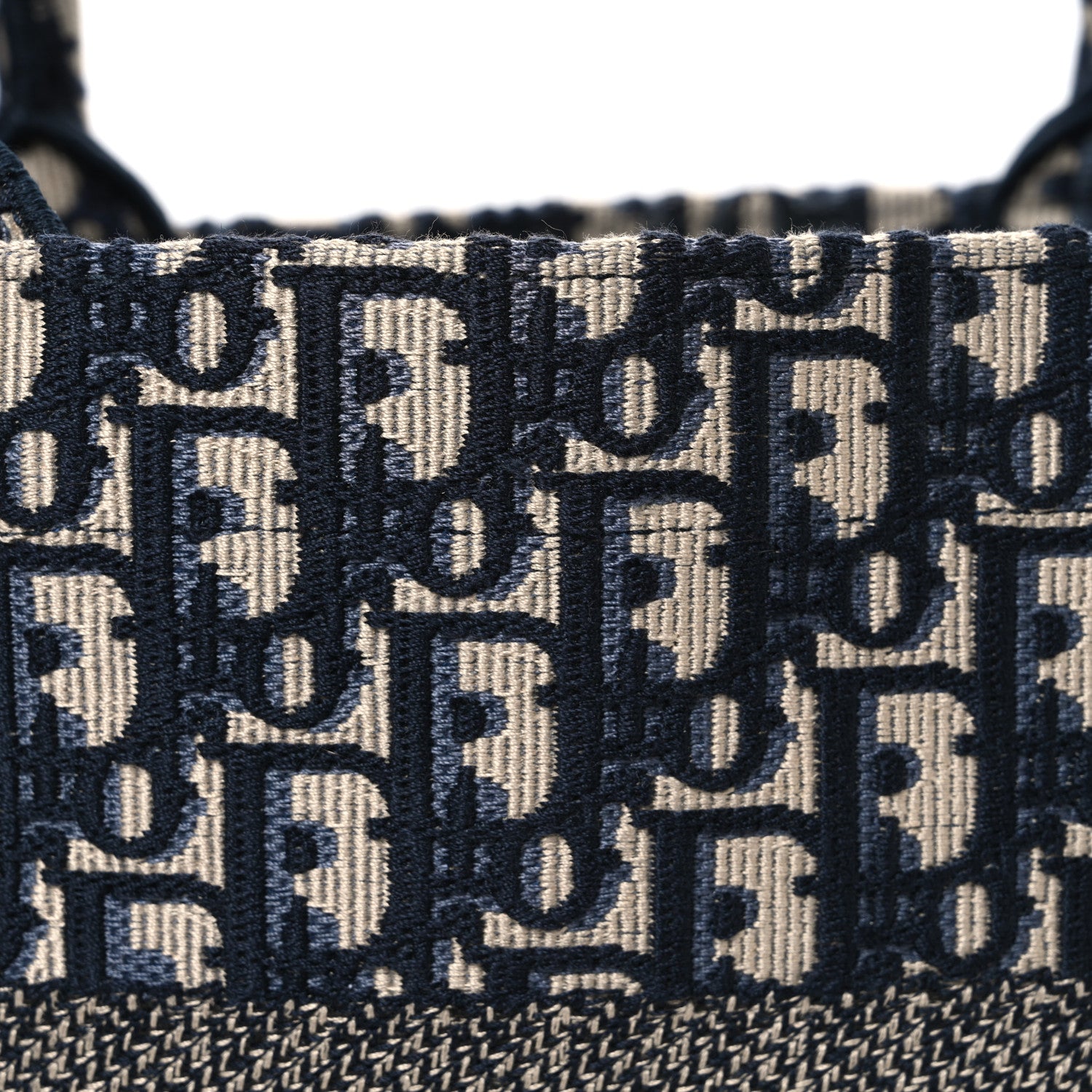 Christian Dior Oblique Medium Book Tote Blue Multicolor 8 of 10