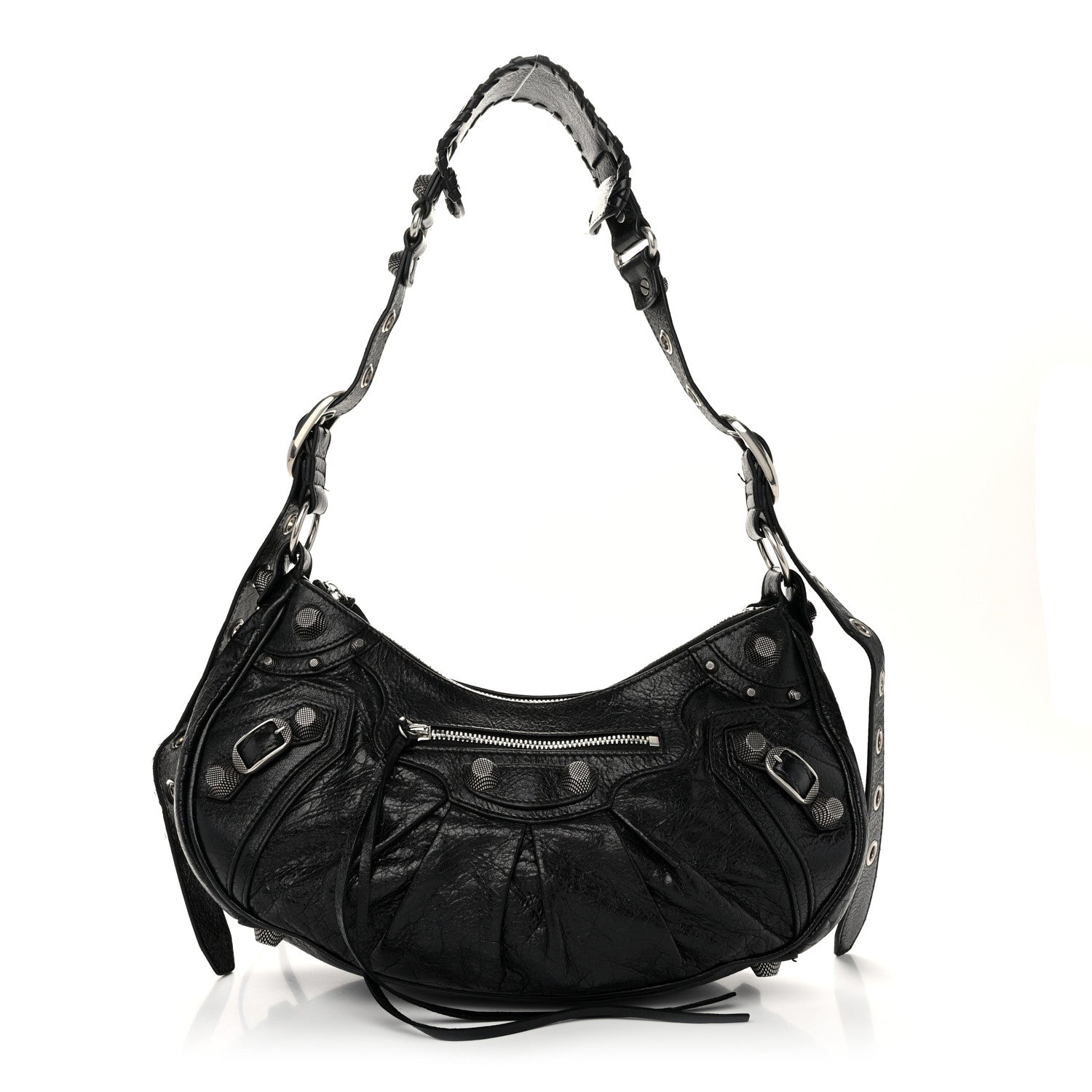 Balenciaga Agneau Arena Small Le Cagole Shoulder Bag Black 1 of 12
