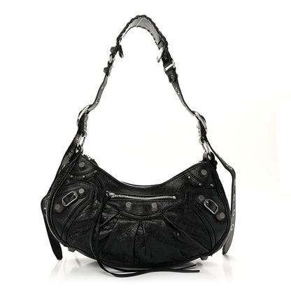 Balenciaga Agneau Arena Small Le Cagole Shoulder Bag Black 1 of 12