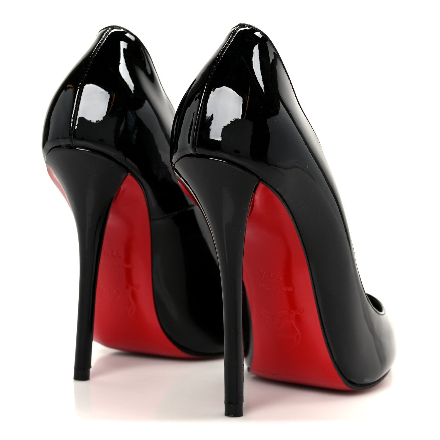 Christian Louboutin Patent Miss Z 100 Pumps 38 Black 37.5 Black 5 of 8