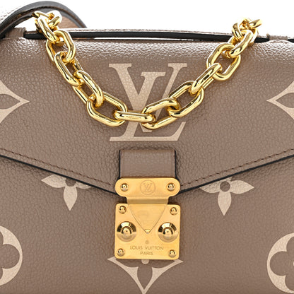 Louis Vuitton Empreinte Monogram Giant Pochette Metis East West Tourterelle Creme 7 of 11