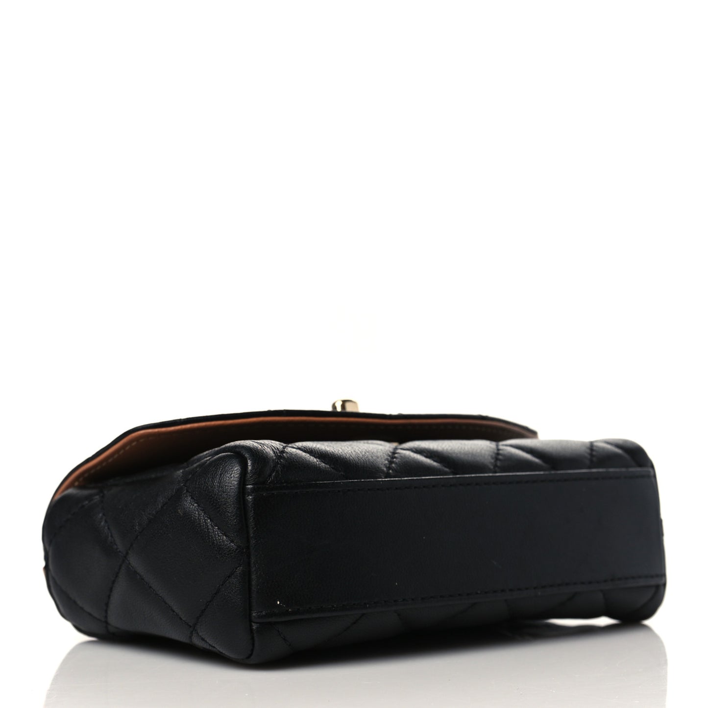 Lambskin Mixed Fibers Quilted Small Cocovado Flap Black