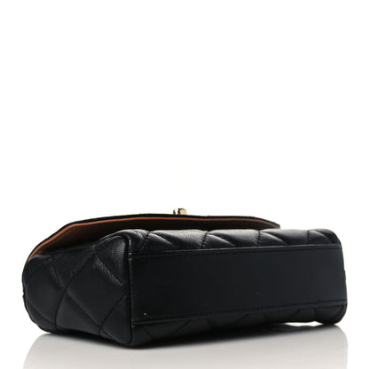Chanel Lambskin Mixed Fibers Quilted Small Cocovado Flap Black 3 of 9