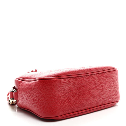 Gucci Pebbled Calfskin Small Soho Disco Bag Tabasco Red 3 of 10
