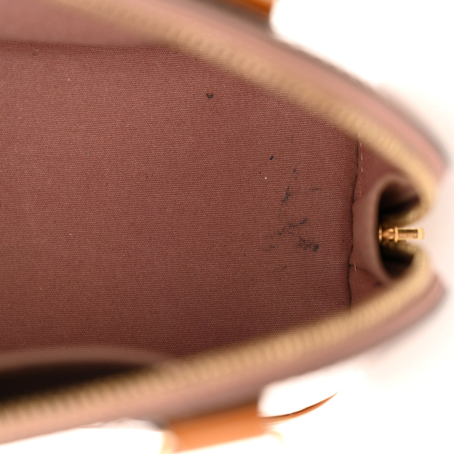 Louis Vuitton Vernis Alma BB Rose Velours 11 of 17