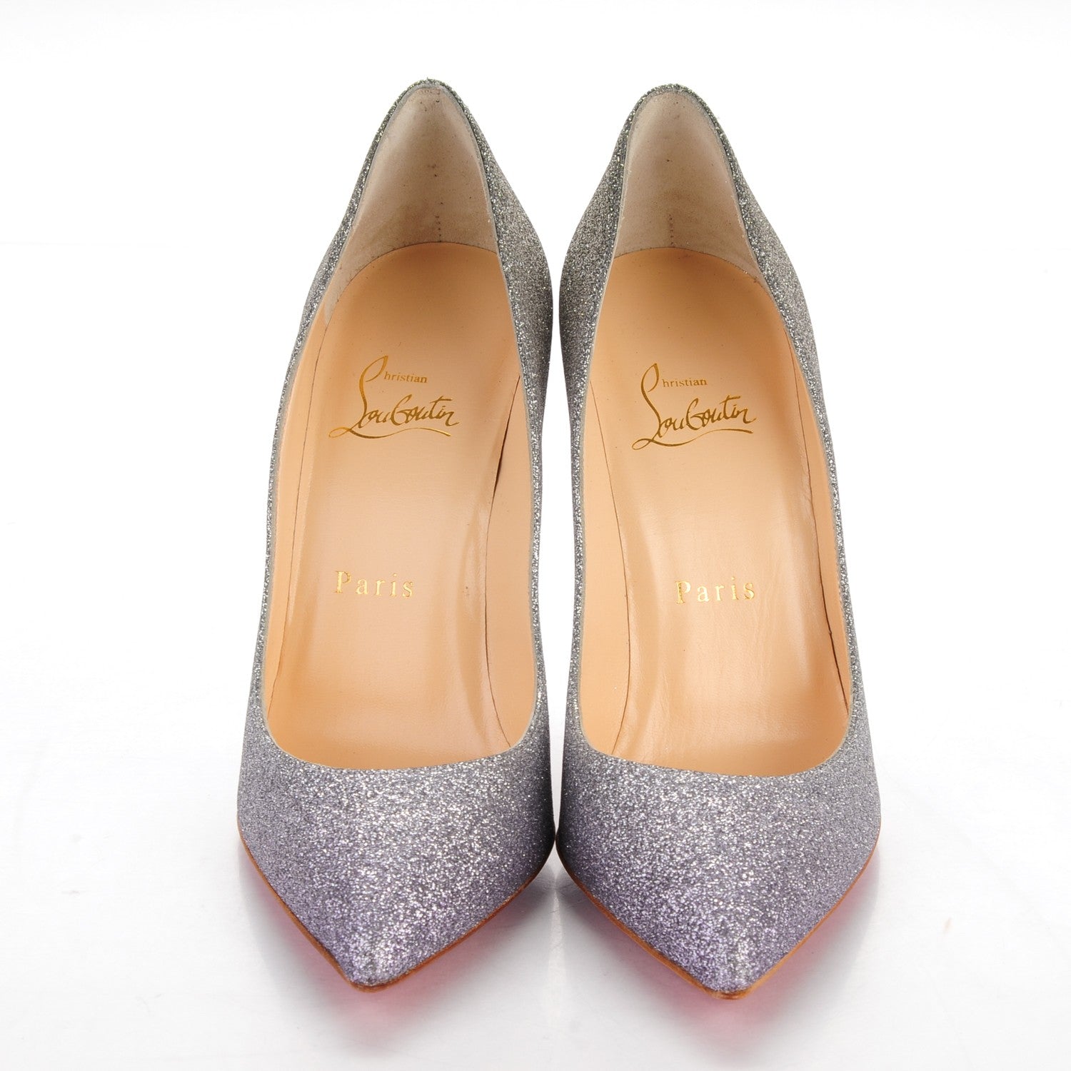 Christian Louboutin Glitter Degrade Pigalle Follies 100 Pumps 37.5 Drage 2 of 6