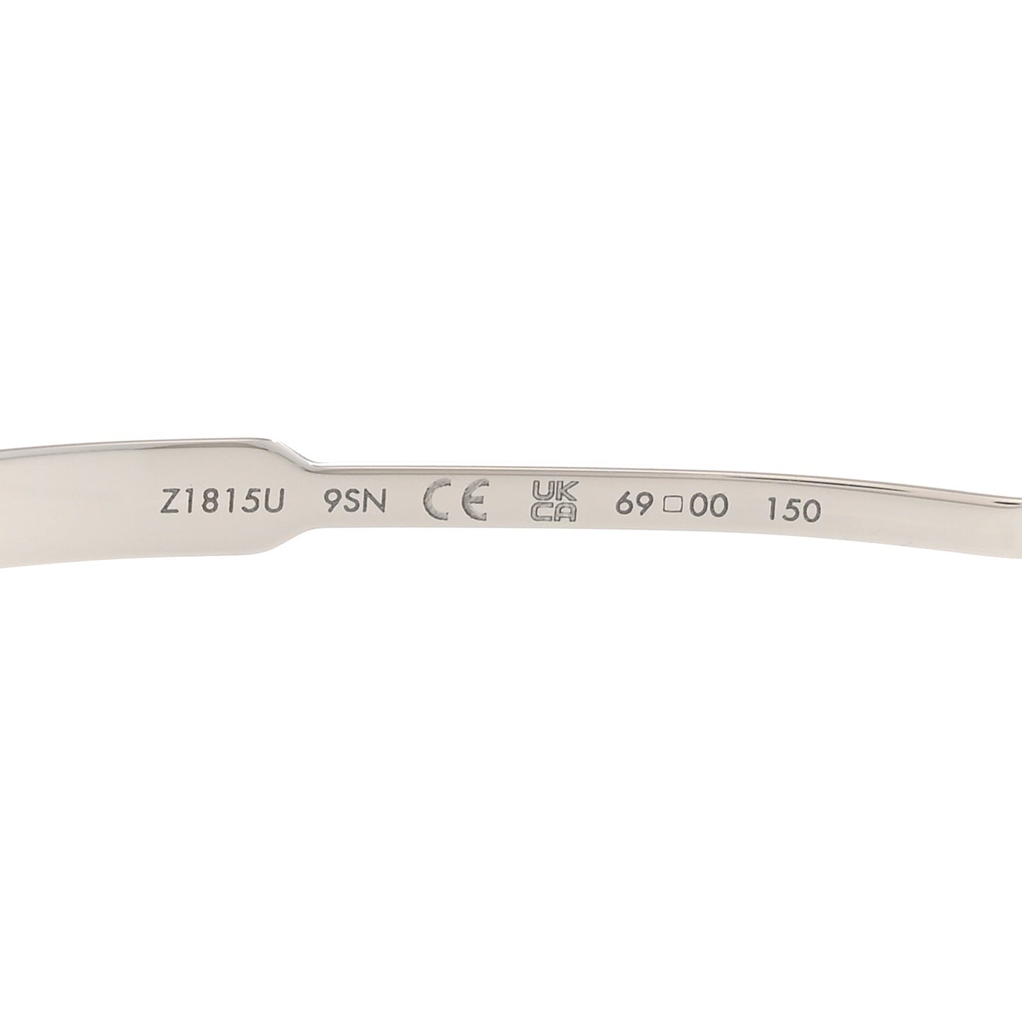 Metal Swarovski Crystal Cyclone Sunglasses Z1815U Silver