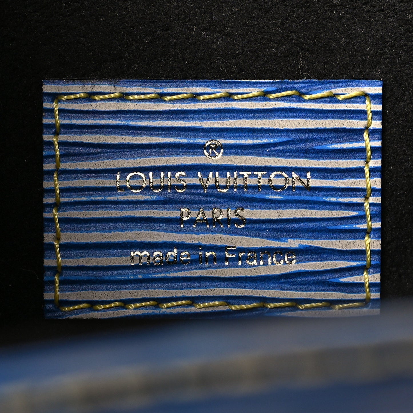 Epi Reverse Monogram Pochette Metis Denim Light
