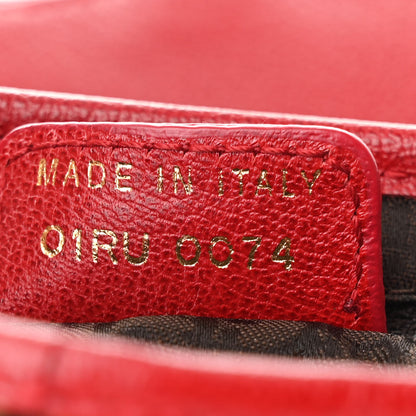 Christian Dior Pony Hair Leopard Saddle Bag Red 7 of 10