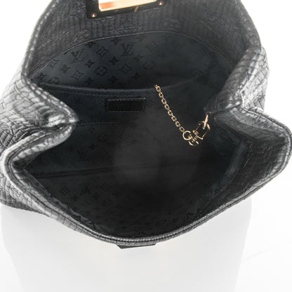 Louis Vuitton Calfskin Quilted Monogram Altair Clutch Black 5 of 8
