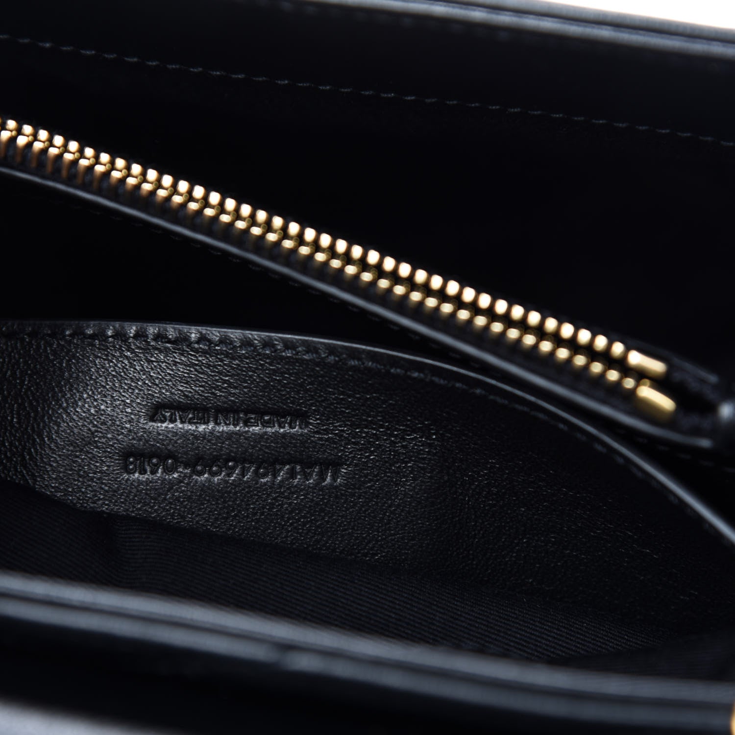 Saint Laurent Calfskin Y Quilted Monogram Small Loulou Chain Satchel Black 11 of 12