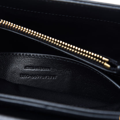 Saint Laurent Calfskin Y Quilted Monogram Small Loulou Chain Satchel Black 11 of 12