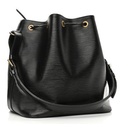 Louis Vuitton Epi Petit Noe Black 3 of 11