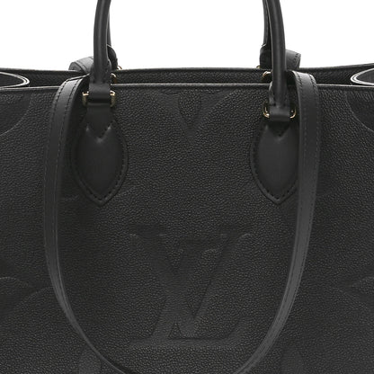 Louis Vuitton Empreinte Monogram Giant Onthego MM Black 5 of 10