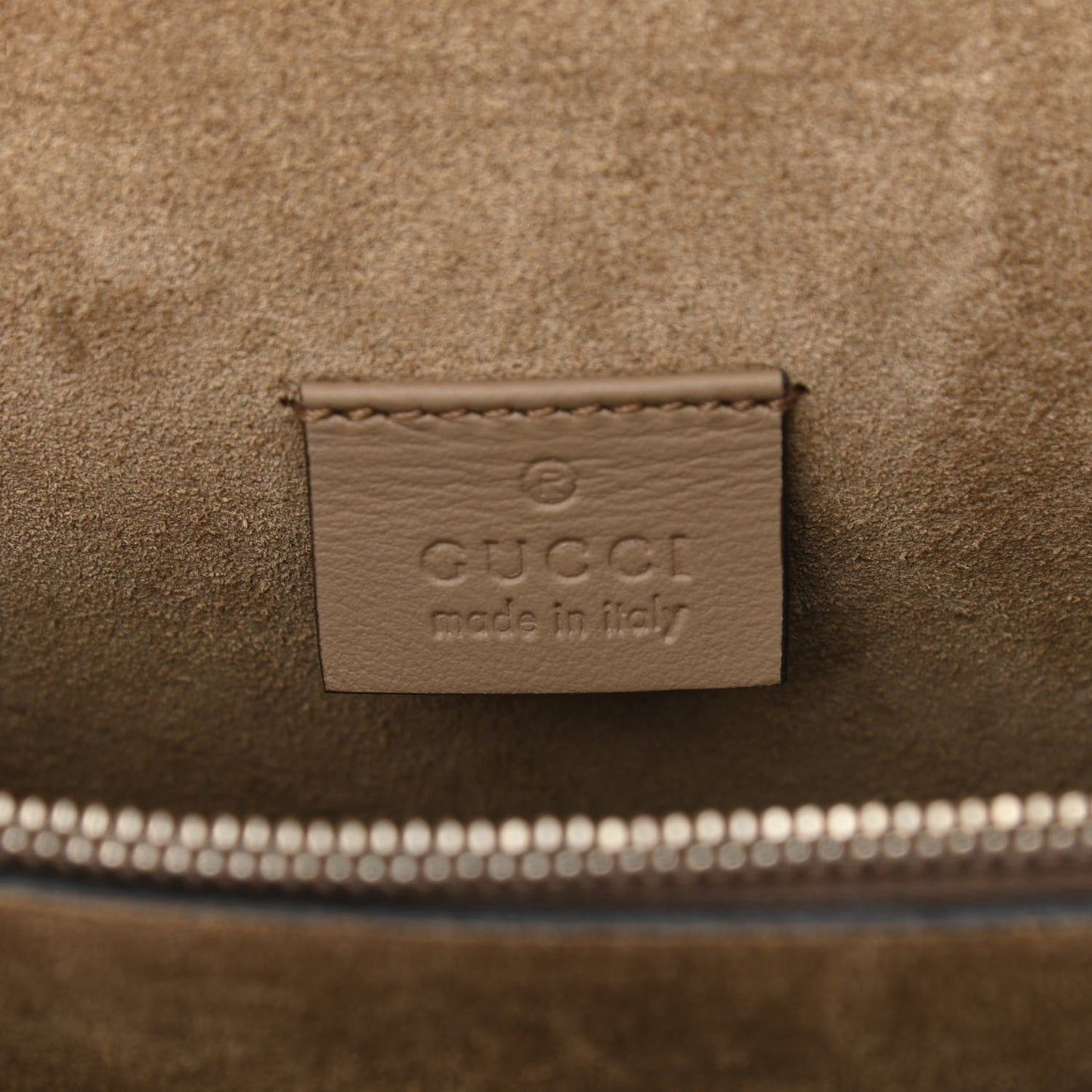 GG Supreme Monogram Medium Dionysus Shoulder Bag Taupe