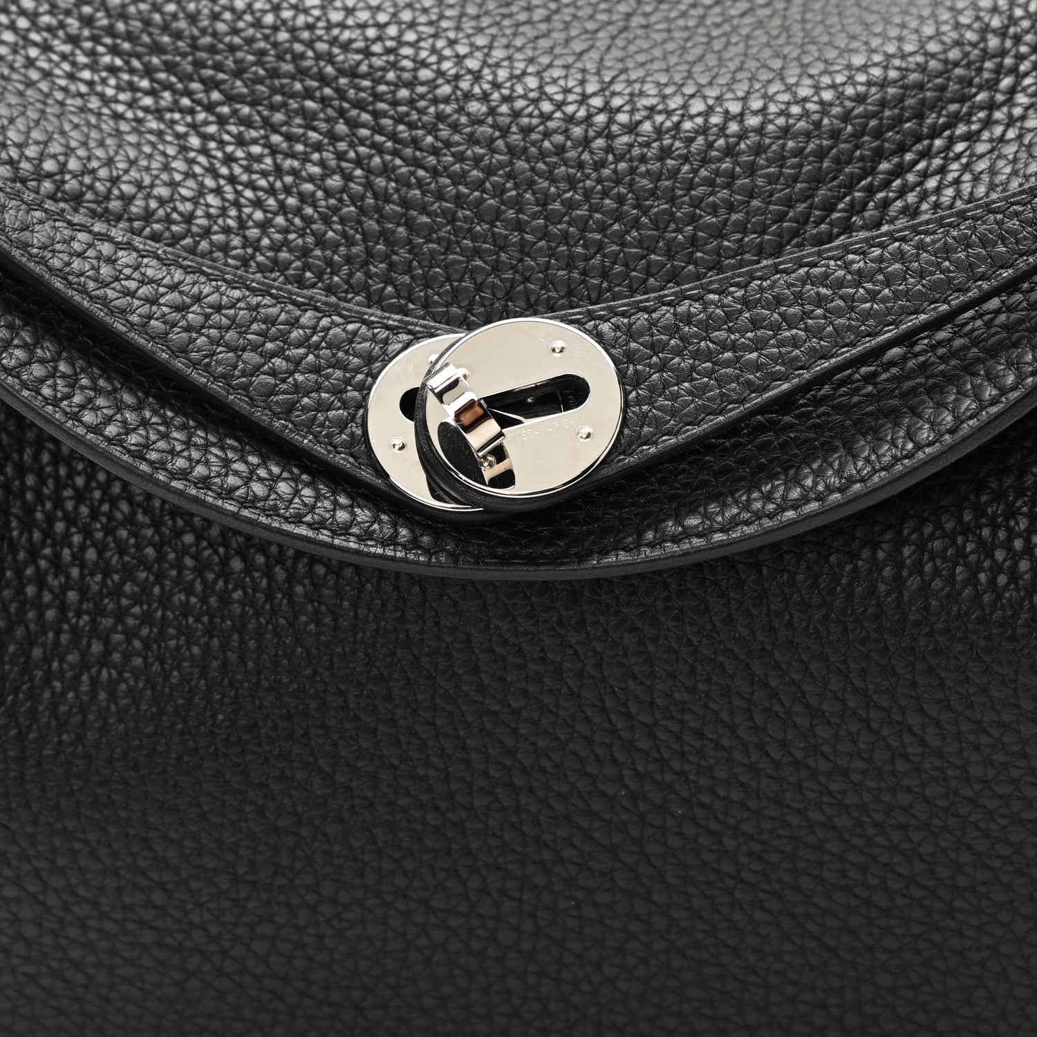 Hermes Taurillon Clemence Lindy 26 Black 7 of 10
