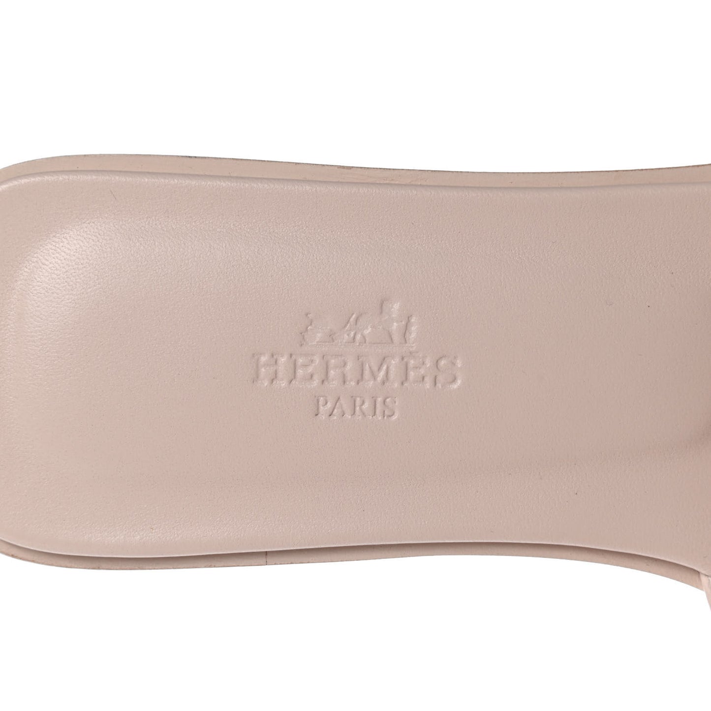 Box Calfskin Oran Sandals 37 Rose Pale