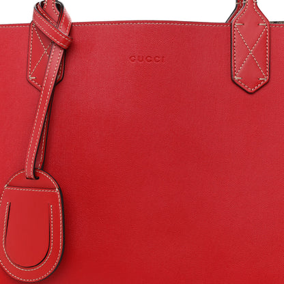 Gucci GG Supreme Medium Reversible Tote Beige Red 15 of 19