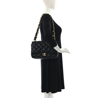 Chanel Lambskin Quilted Large CC Funky Town Flap Black 2 of 11