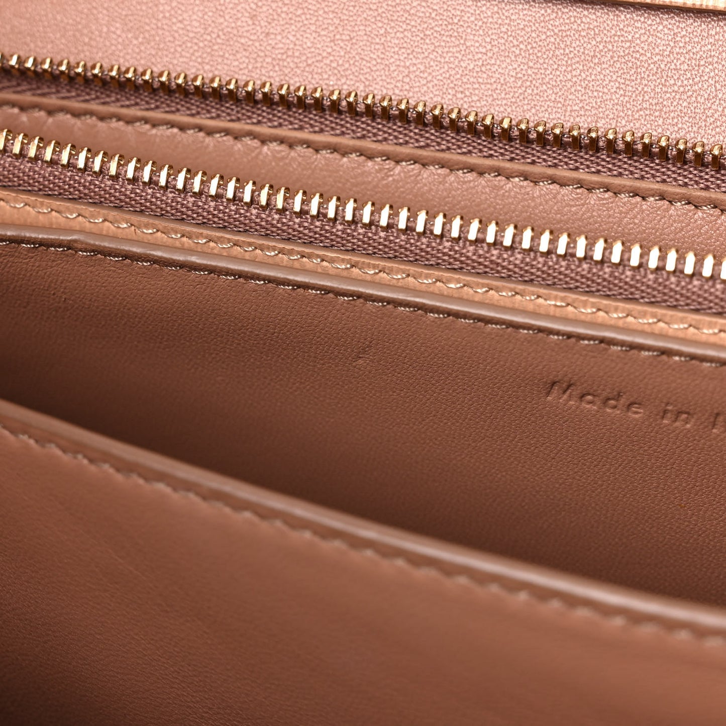 Liege Calfskin Medium Classic Box Flap Bag Nude